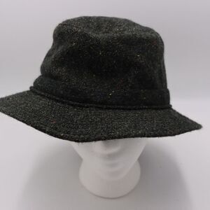 Hats of Ireland Castlebar Donegal Tweed 100% Pure Wool Dandy Bucket Hat Gentleme